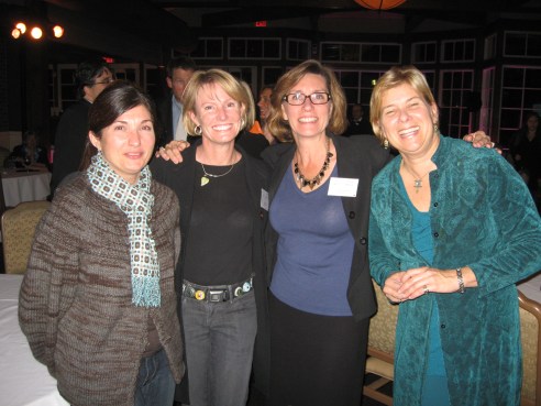 joanne-jules-anne-jan Joanne and me with Anne and Jan, the founders of QLD Learning at the fancy celebratory dinner. Joanne and I were decidedly underdressed, but we had no idea that we were heading to such a shindig. (And it is hard to get us out of jeans in the best of circumstances anyway.)