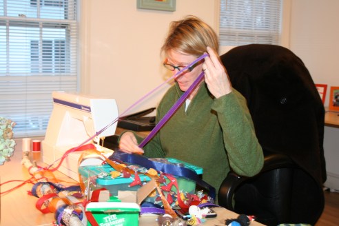 Joanne did everything for this one....I just whipped out the sewing machine to do some final touches.