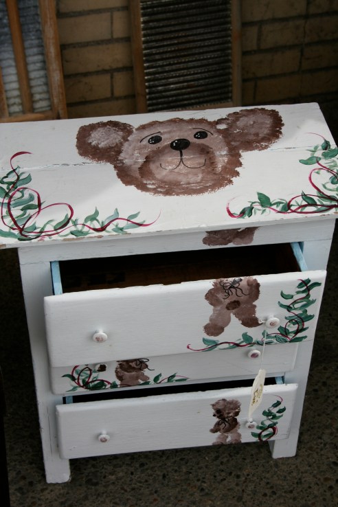 What's up with the decapitated bear?