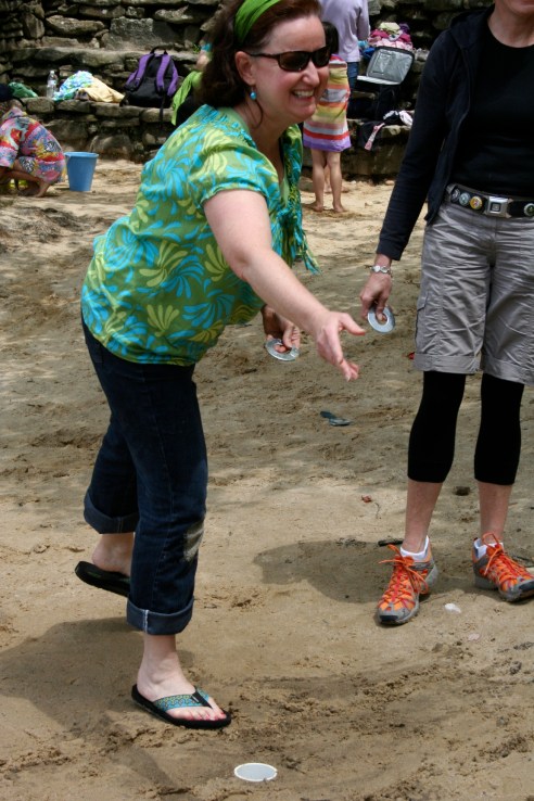 IMG_0351 Sara puts some English on it