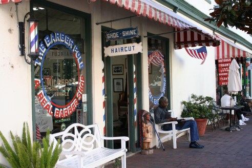 I loved the texture of Savannah...the mix of the really old and new.  And this...a lot of "kinda old" but familiar too.  In a movie set kind of way.  Robert Redford was, in fact, shooting "The Conspirator" there now.