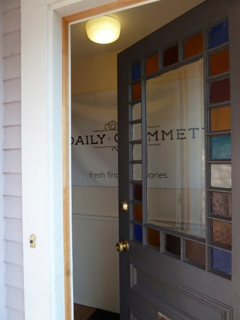 Closing the door for the last time.