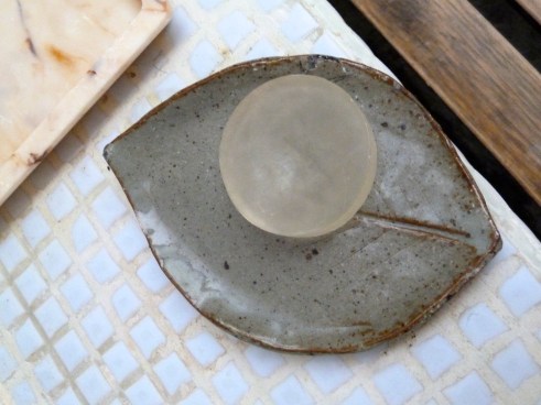 And this handmade soap dish