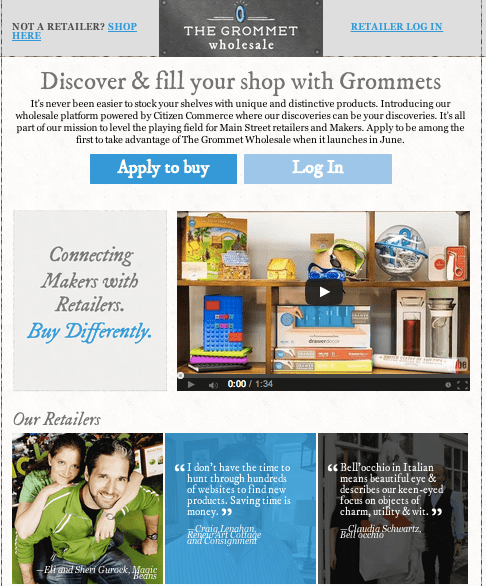 The Grommet Wholesale