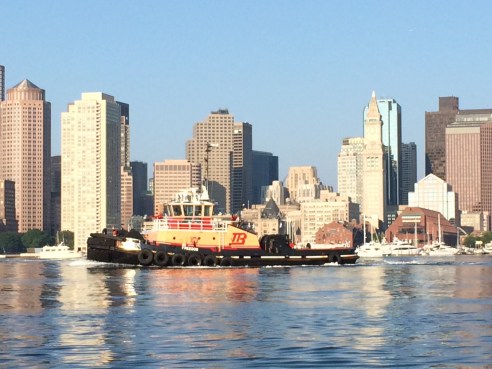A Boston tugboat I snapped on an early summer morning, from the water taxi.
